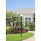 Z-Lite Laurent Outdoor Post Mounted Fixture, 1-Light, 9 In.W x 85.25 In.H, Black/Opal 597PHM-567P-BK - alternate 6